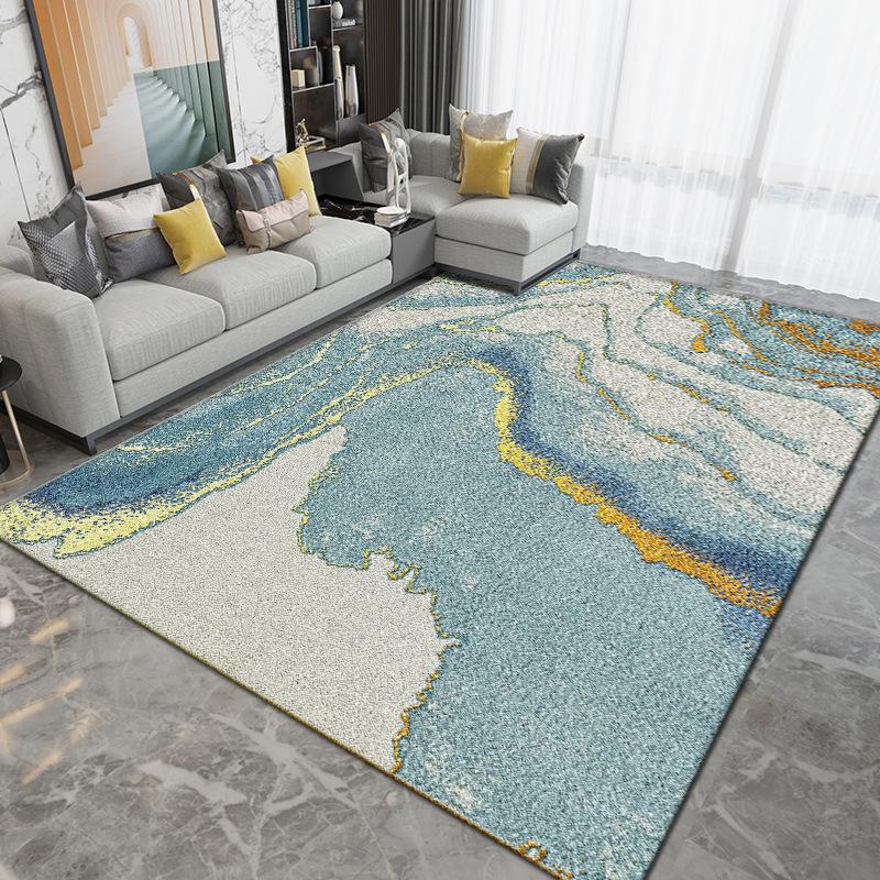 Nordic Carpet Гостиная Светлая Роскошная Коврики для Журнального Столика Спальня Большая Площадь Коврик Кухня Нескользящие Ковры