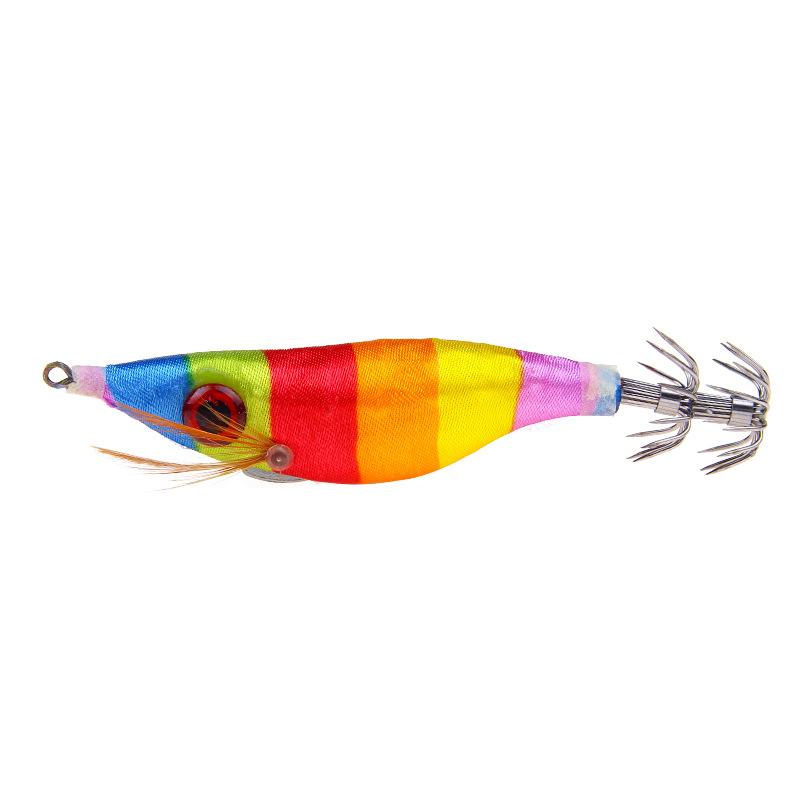 10pcs Colorful Wooden Shrimp 9.2g/10cm Imitation Fake Bait Hard Bait