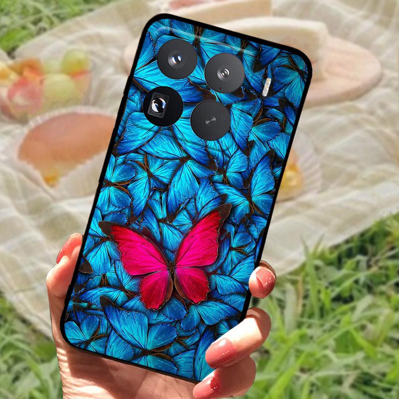 Чехол для Xiaomi 15 Pro Силиконовый ТПУ Ударопрочный Мягкий Бампер Чехол для Xiaomi Mi 15 Pro Coque 2410DPN6CC Защитный Fundas