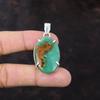 Boulder Chrysoprase Pendant 925 Sterling Silver Pendant Brand New Jewelry Original Gemstone Pendant Handmade Stylish Pendant Gift For Bridal