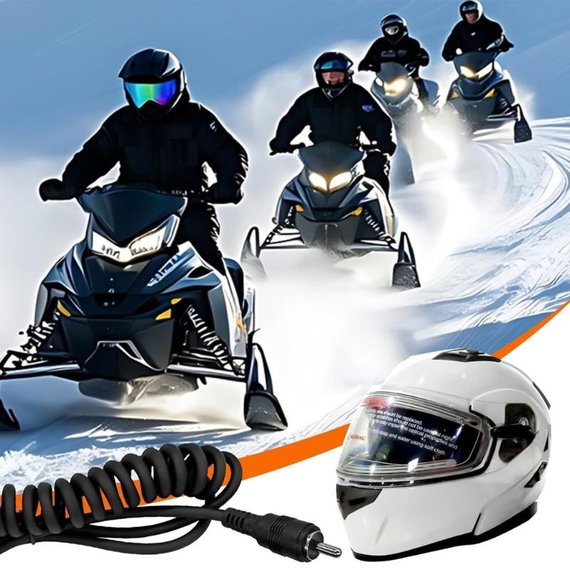 Plastic Helmet Heating Line With High Conductivity For Skiing And Winter Sports Waterproof Heated Shield Cord