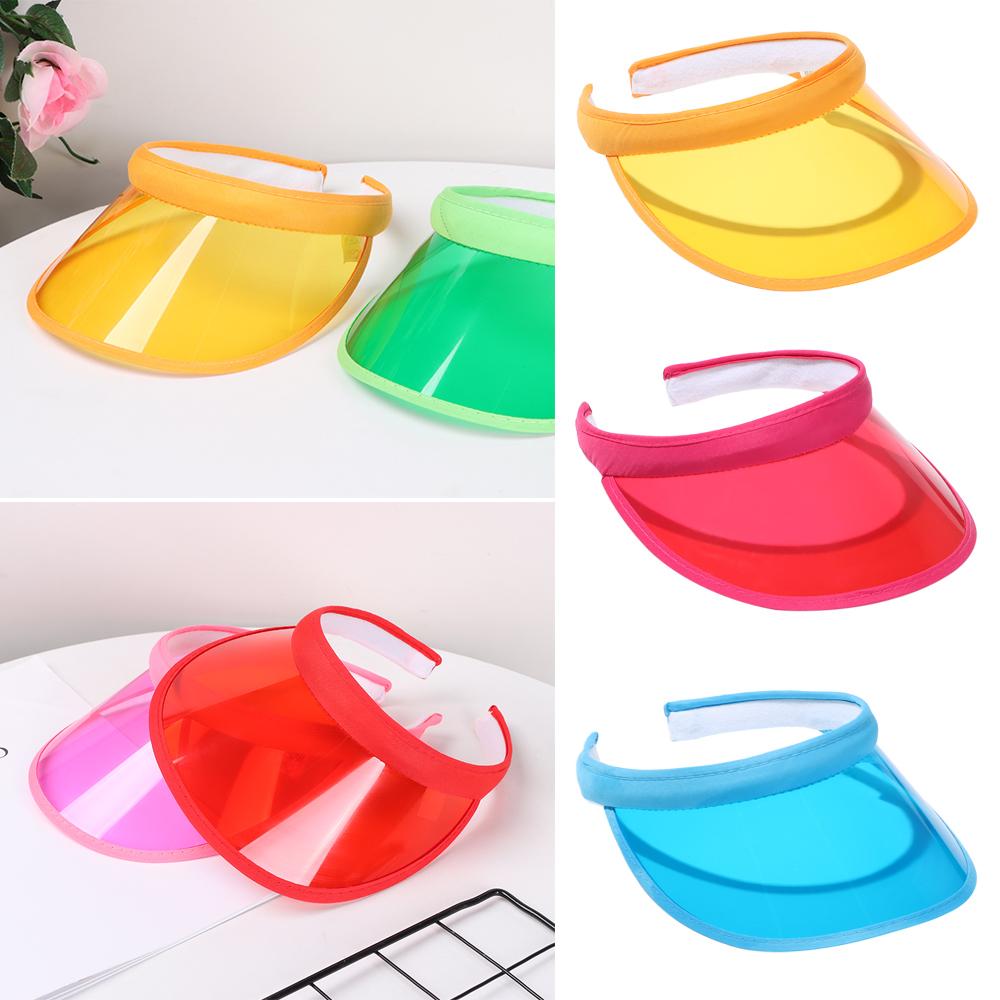 Повседневная легкая ПВХ УФ-защитная пляжная кепка Спортивная шляпа Солнцезащитный козырек