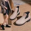 Winter New Women's Shoes Fashion Ankle Boots Women's Square Heel Round Toe Short Boots Women's Fashion