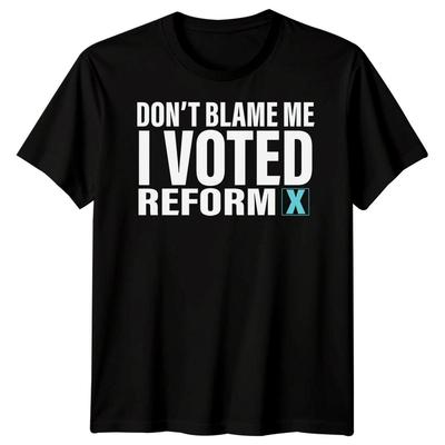 Не вините меня, я голосовал за Reform Футболка Партия Найджела Фараджа Выборы в Великобритании Мужская футболка