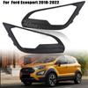 Передняя противотуманная фара для Ford Ecosport 2018 2022, декоративная наклейка из АБС-пластика, накладка на рамку фары, автомобильные аксессуары