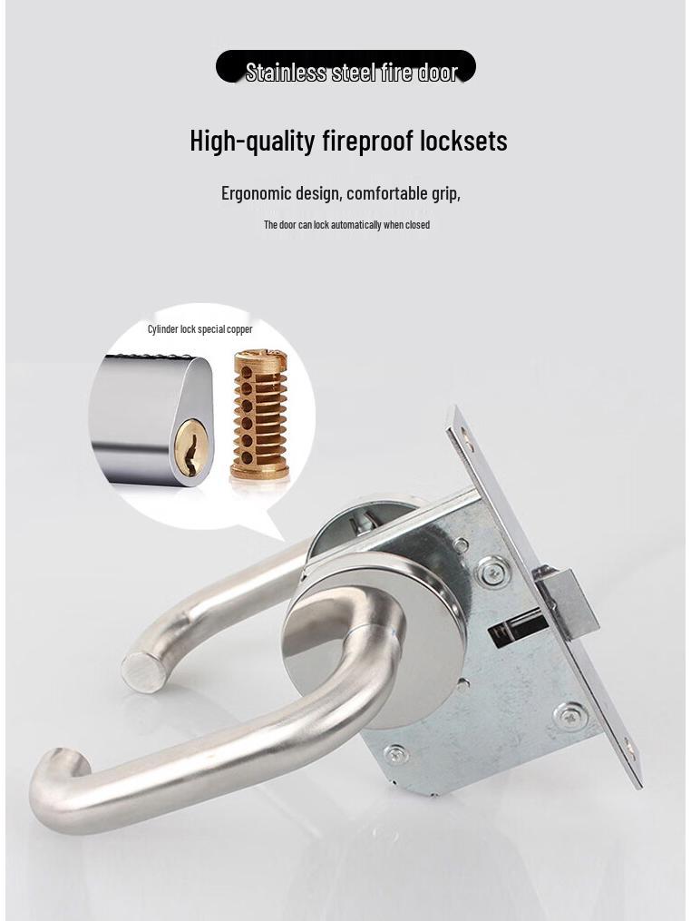 Guangzhou 304 Stainless Steel Class A/B Fireproof Escape Door