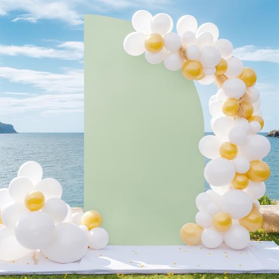 Чехол для арки в виде полумесяца, чехол для свадебного фона, чехол для подставки, эластичная тканевая арка для фона, чехол для 6-футовой арки в виде полумесяца, помолвка, детский душ