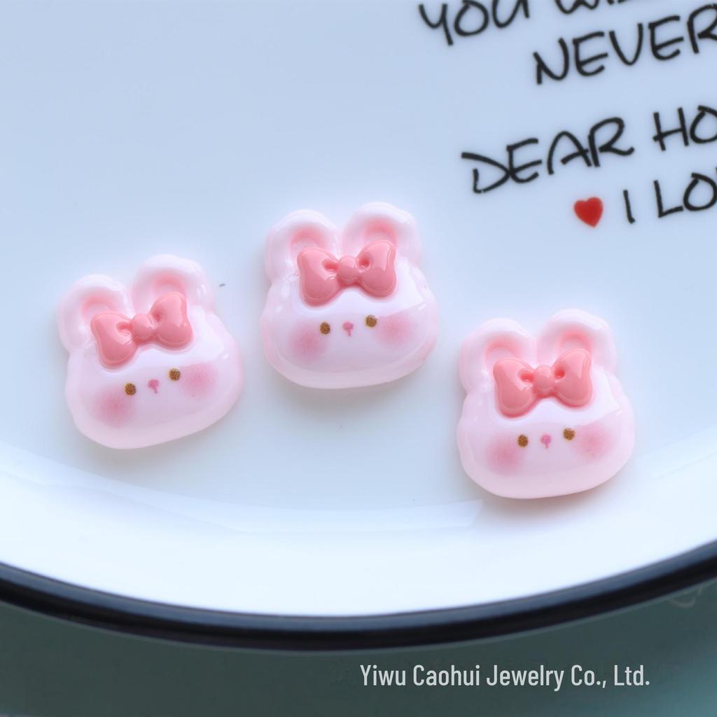 Очаровательные блестящие мультяшные аксессуары для волос из смолы: Детские шпильки, кольца, зажимы и нашивки для поделок своими руками