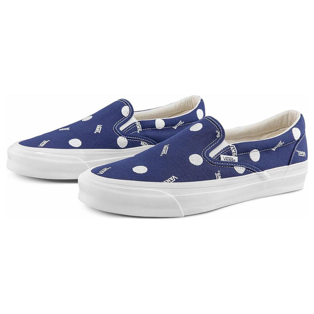 Vans Slip-On LX Low Top Skate Shoes Unisex Sneakers White Blue VN0A45JK84A