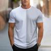 2025 New Fashion Innovative Math Formula Print Men's Short Sleeve Summer Fresh Sports Gym T-Shirt Loose Round Neck Top
