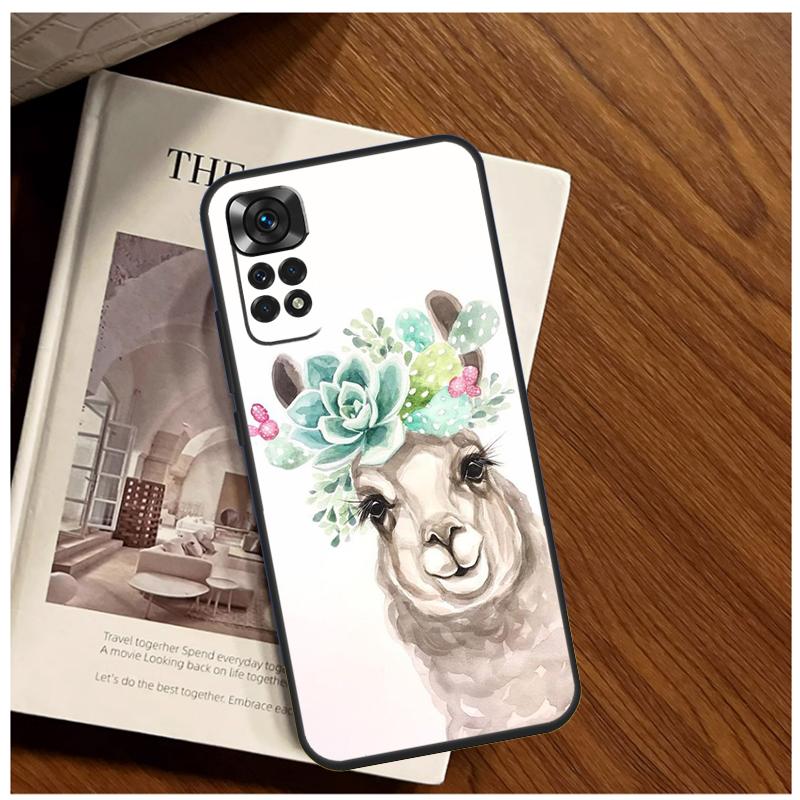 Lama Llama Alpaca Case For Xiaomi Redmi Note 11 10 9 12 13 14 15 Pro Plus Cover For Redmi 15 C 10C 13C 12C 14C