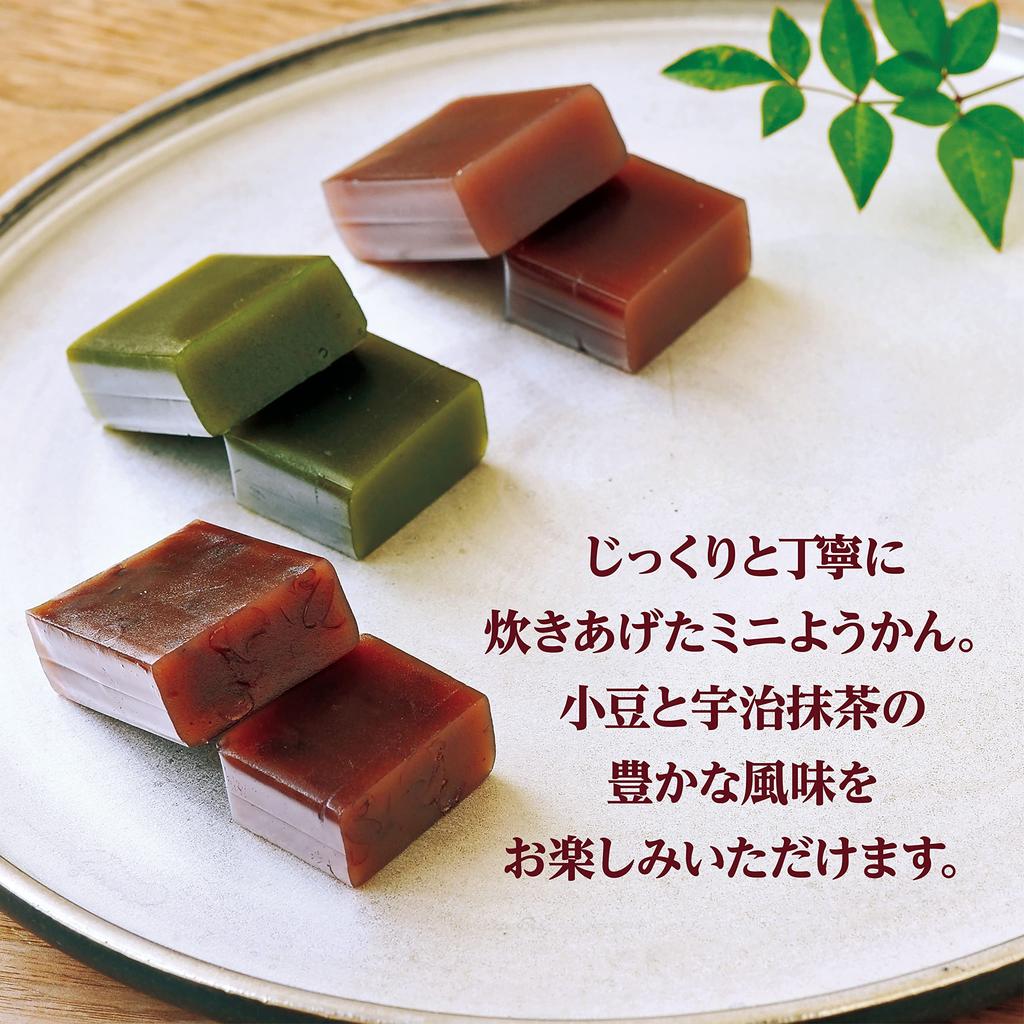 Imuraya Mini Yokan Assortment Matcha Ogura and Rein Red Bean 30 Pieces