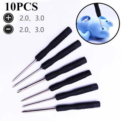 10 шт. портативная маленькая мини-отвертка с крестообразным шлицем инструмент для ремонта телефона инструмент для ремонта 2 мм 3 мм стальная отвертка для разборки