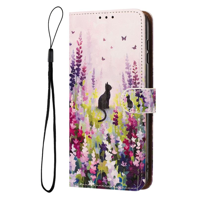 S26 Милый чехол с розой для Samsung Galaxy S26+ Ultra S25 Edge S24 Plus S23 S22 S21 S20 FE Чехлы Кошелек из кожи Откидная задняя крышка Ремешок
