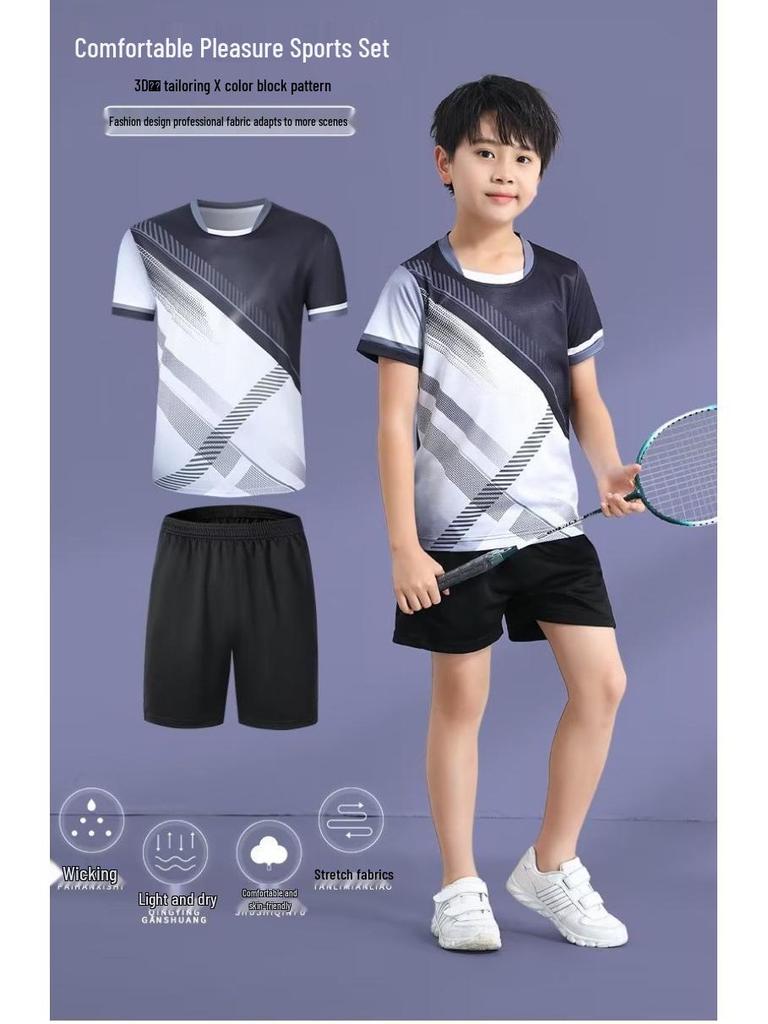 Unisex Quick-Dry Badminton & Tennis Summer Jersey Set