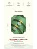 Браслет из нефрита и эмали с градиентным зеленым колесом обозрения и цветком, женский, из стерлингового серебра 925 пробы, в национальном стиле