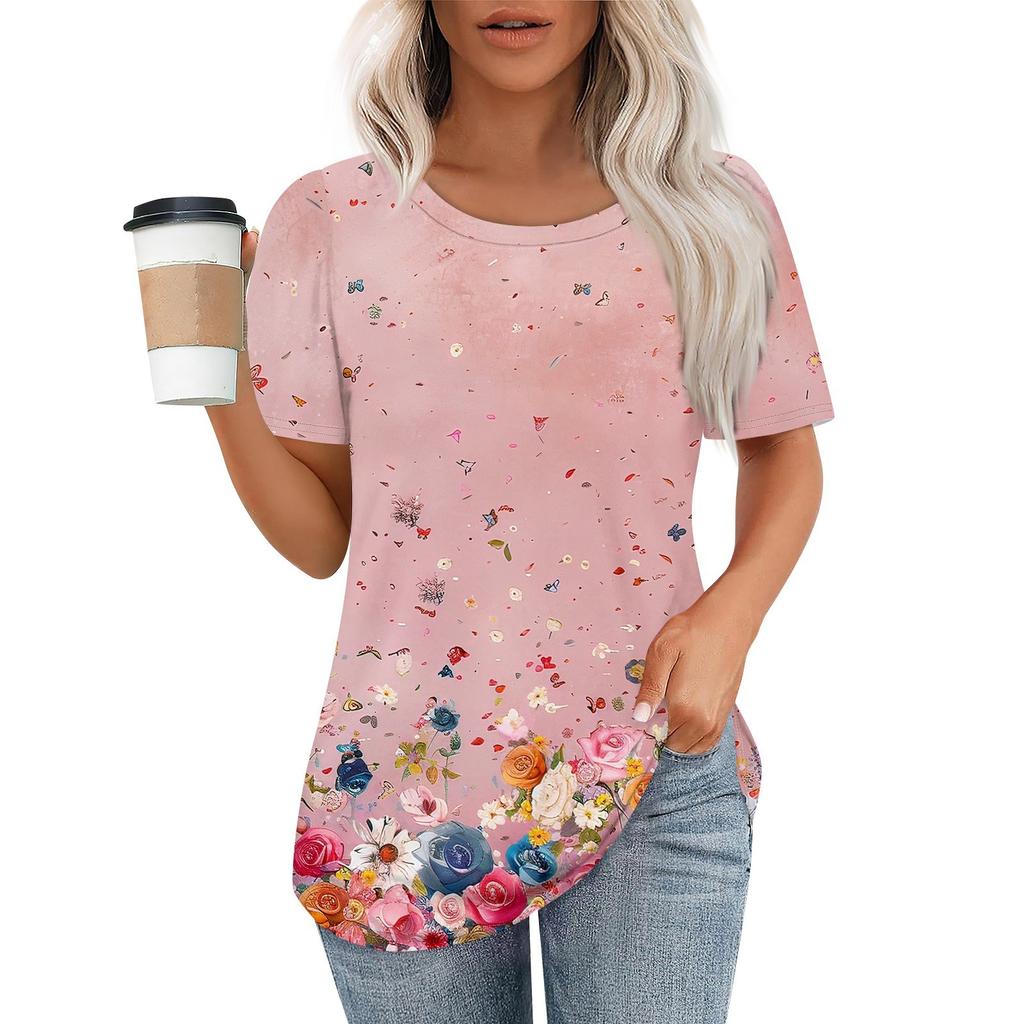 Женский модный повседневный свитер с коротким рукавом и круглым вырезом