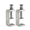 Granmagazz 2-Piece 85mm Stainless Steel C-Clamp for Woodworking, Fixing, Welding, Rust-Resistant, Durable, Screw-Type C-Clamps for Stable Fixing, Adhe