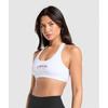 Gymshark Бюстгальтер-бюстгальтер Lifestyle Club Cotton B2c4a Wb57, белый