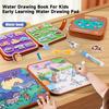 1 комплект, книга для рисования водой, Монтессори, книга для рисования водой, многоразовая книжка-раскраска, обучающая сенсорная игрушка для детей