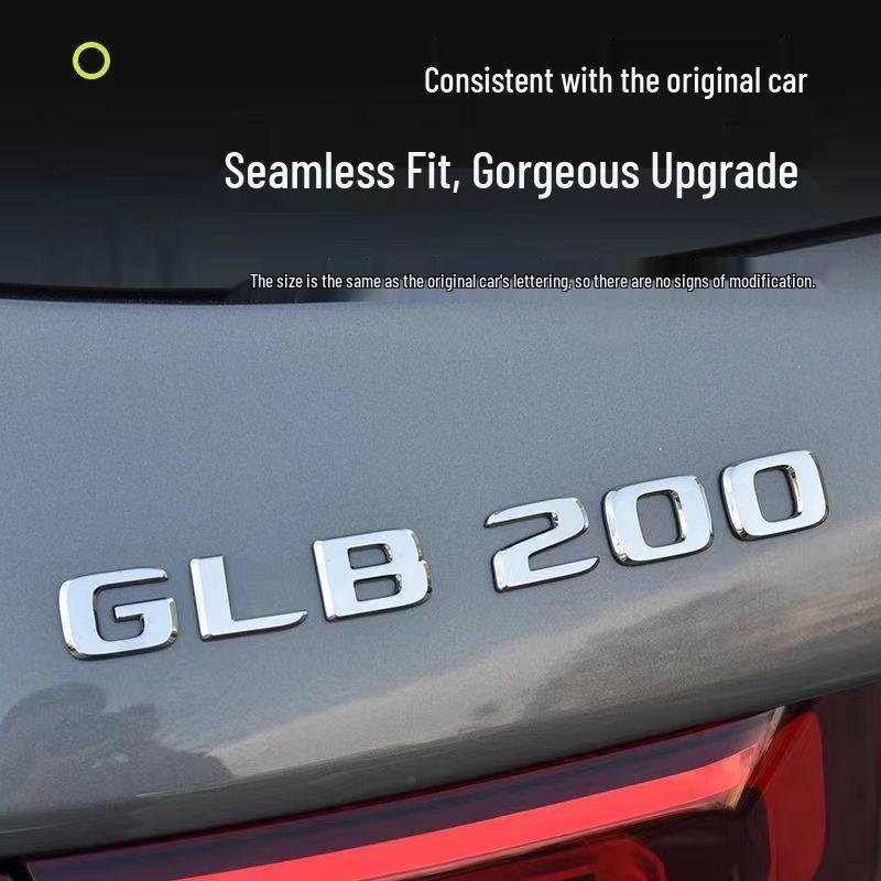 Совместимая наклейка-эмблема на заднюю дверь для Mercedes GLB220/GLB200/GLB35 AMG 4MATIC