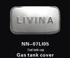 Stainless Steel Fuel Tank Cap Sticker for 07-15 New Livina - Decorative Modification