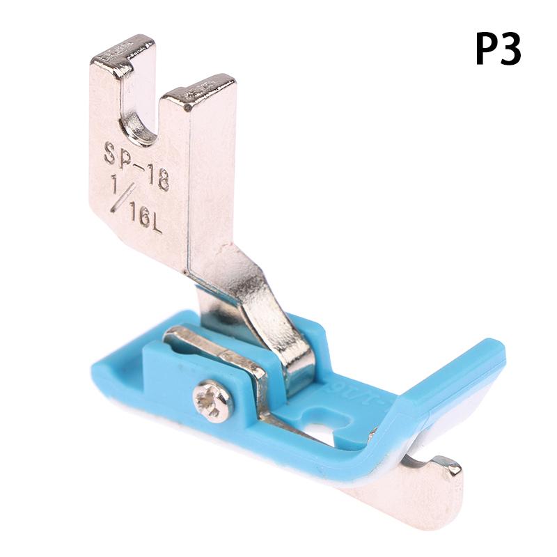 1 шт. Пластиковая лапка для пришивания края SP-18, лапка для пришивания встроенной линии, пластиковая лапка из воловьей жилы для плоской машины, швейные аксессуары