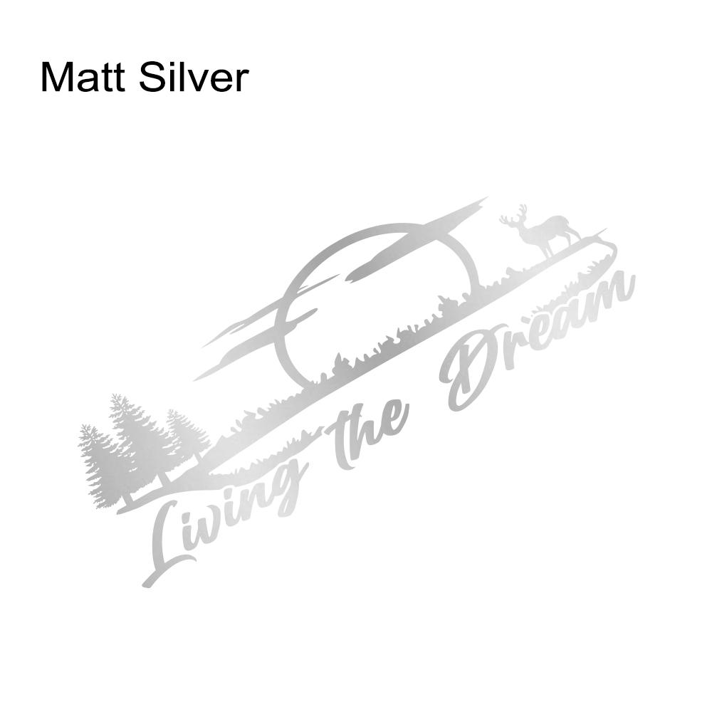 Наклейка на заднюю дверь автомобиля для Fiat Scudo, аксессуары для тюнинга Camper Van Living The Dream, графика, винил