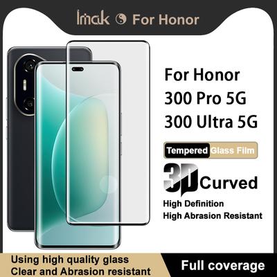 Для Honor 300 Ultra Pro 5G Glass IMAK 3D изогнутая полноэкранная закаленная стеклянная пленка