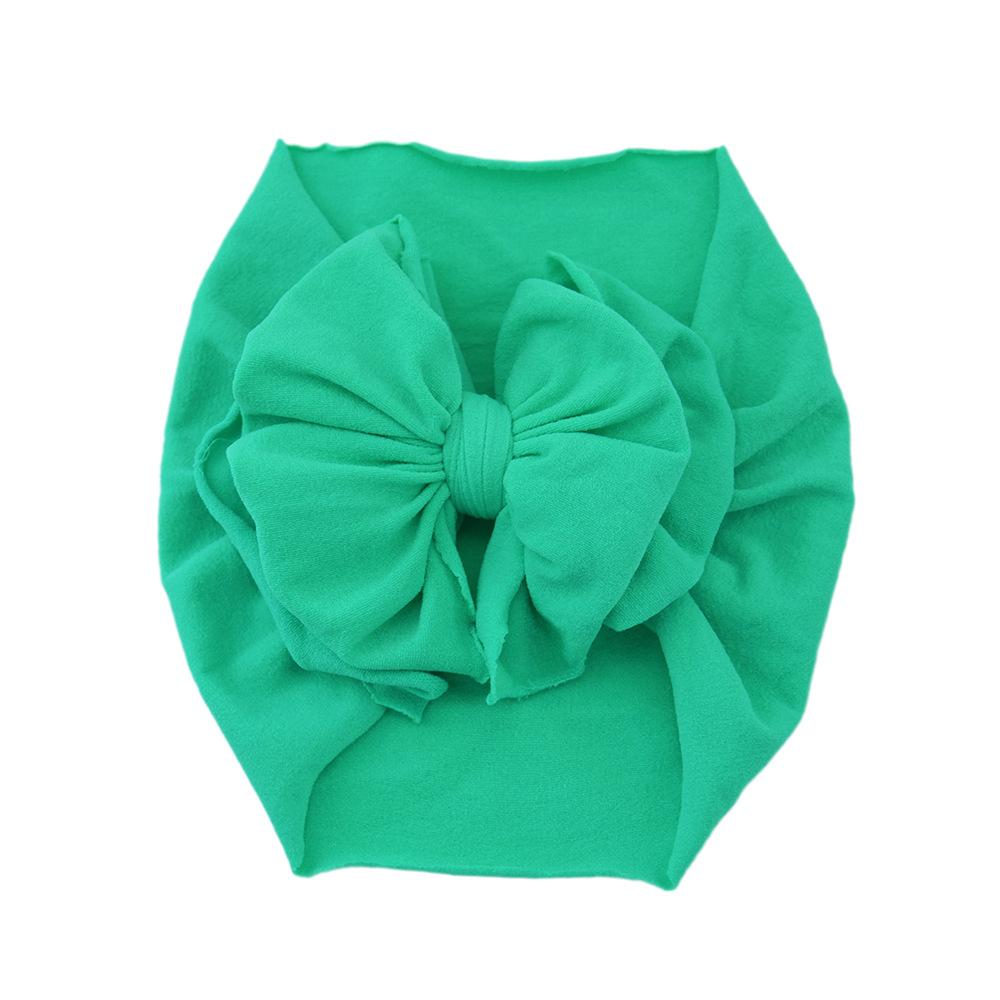 Детские аксессуары для волос, нейлоновая детская повязка на голову с большим бантом, супер мягкая широкая повязка на голову, детские чулки, повязка на голову