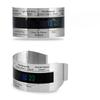 Wine Collar Thermometer Bar Beverage Tool Clever Bottle Snap Thermometer LCD Display Clip Sensor for Champagne Beer Red Wine