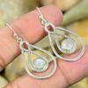 Rainbow Moonstone - Bihar Solid 925 Sterling Silver Earring 1.87" SE1-3