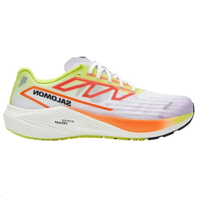 SALOMON Aero Volt 2 Comfortable Lightweight Mesh Cushioning Breathable Low-Top Running Shoes Women Sneaker White Yellow Green 474274