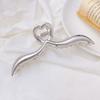 Металлические полые заколки для волос Love Hair Claws, милые нерегулярные заколки для волос в форме сердца и краба для женщин и девочек, трендовые аксессуары для волос для вечеринок, очаровательные головные уборы