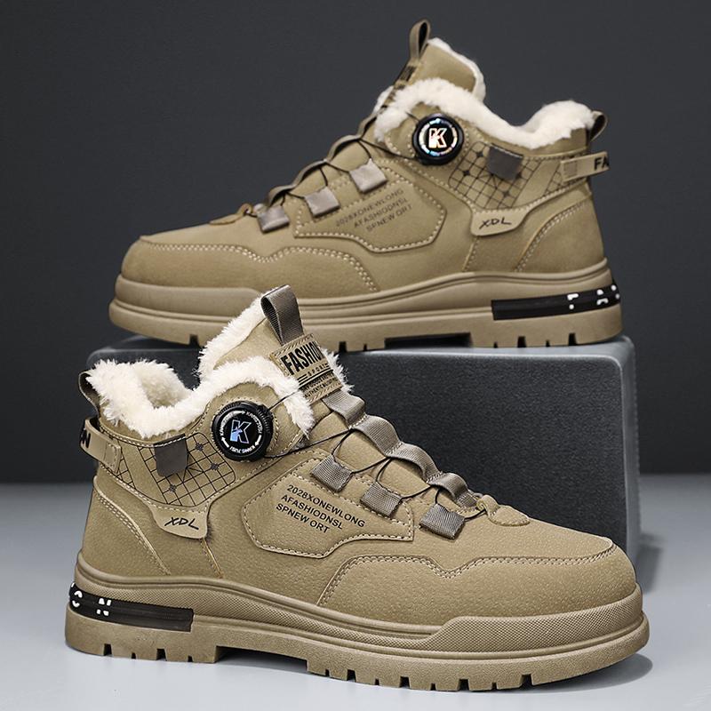 Fashion CYYTL Snow Boots Winter Mens Shoes Fur Warm Casual Leather Platform Ankle Outdoor Sport Hiking Designer Luxury Cowboy Sneakers