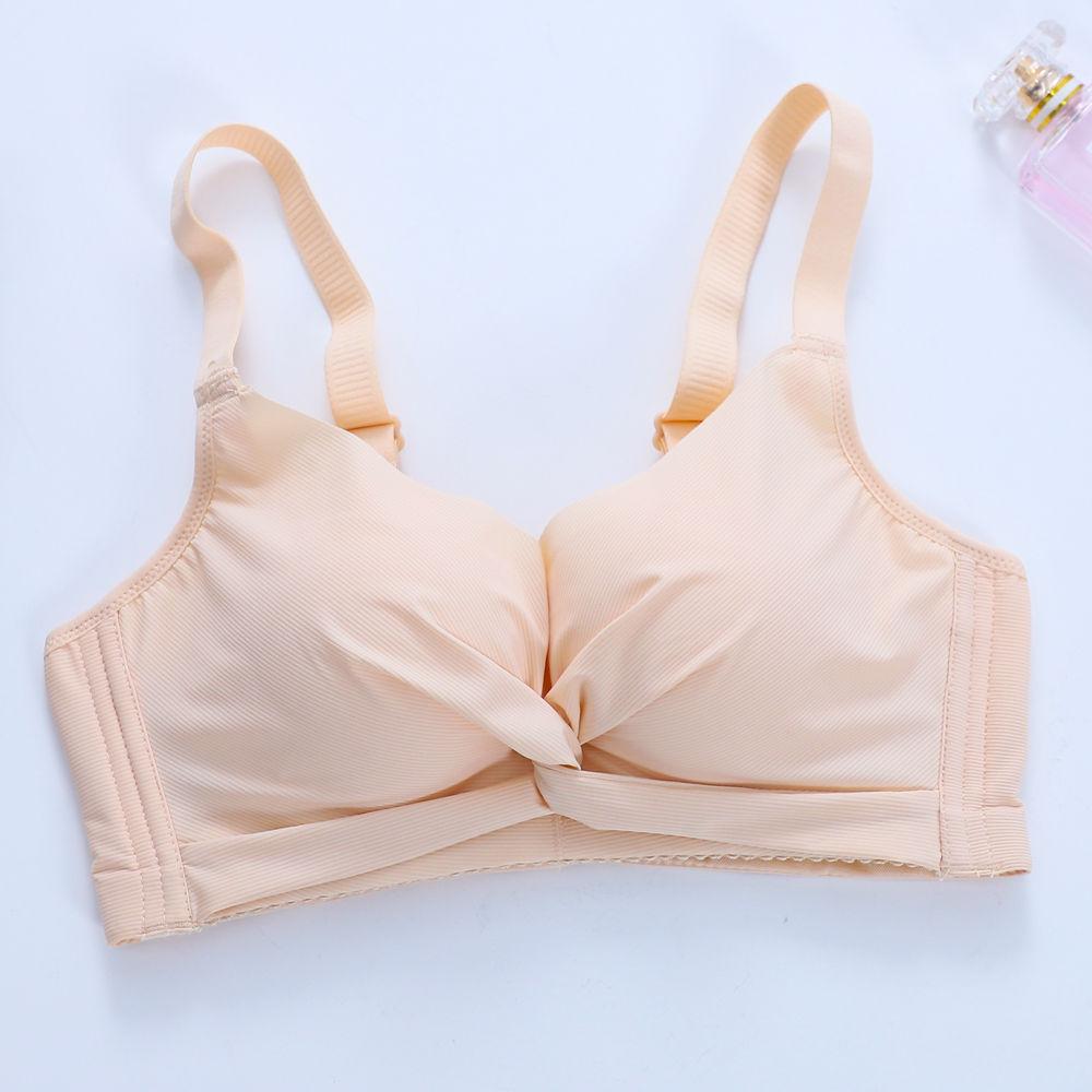 Бюстгальтер из тайского латекса для женщин, сверхплотный, немагнитный, со сборками, без косточек, с защитой от провисания