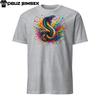 Unisex Short-Sleeve T-Shirt: Colorful Cobra Snake Design | Vibrant Graphic Tee