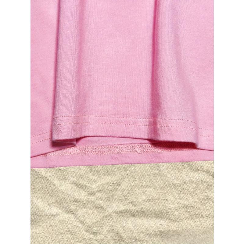 European sizes Girls' Trendy Casual Short-Sleeve Round-Neck T-Shirt, Perfect for Everyday Wear