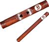 MEINL Percussion Wood Claves African CL3RW Hollowed Out Body []