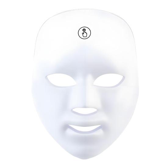 LED Photon Therapy Mask Red Blue Light Facial Device for Acne Wrinkle Reduction Rechargeable Anti-Aging Skincare for Home Use