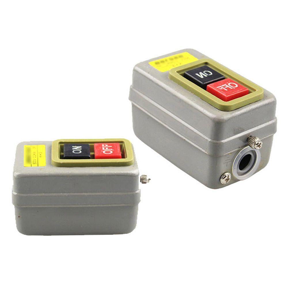 250/380V Three-phase Motor BS-211/216/230 Start Button Switch Metal Button Switch Control Box Power