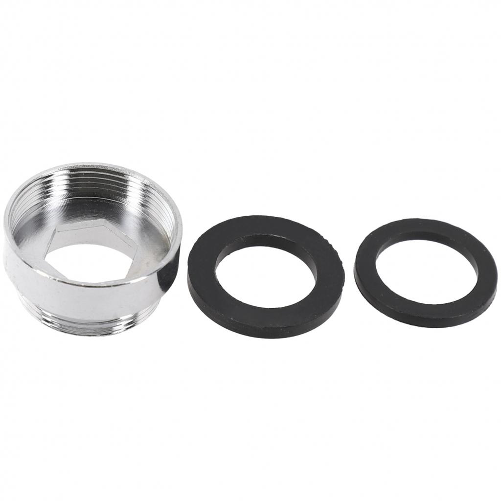Easy To Install Water Saving Adaptor for Kitchen Faucet Shiny Chrome Coating