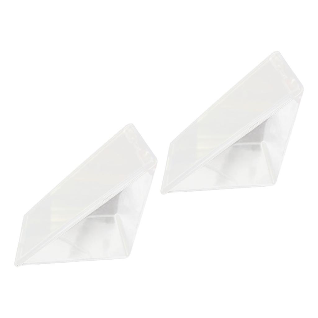 2шт треугольный контейнер для сэндвичей прозрачный моющийся многофункциональный чехол для хранения сэндвичей
