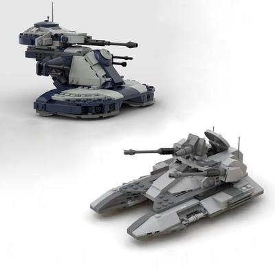 MOC Космический Военный Танк 75283 Танк AAT Строительные блоки Военная Штурмовая Машина Строительные блоки Обучающие игрушки Детский подарок
