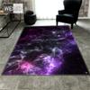 Galaxy 3D Floor Mat For Bed Room Universe Space Carpet Living Room Large Flannel Soft Youth Bedroom Carpet Washable