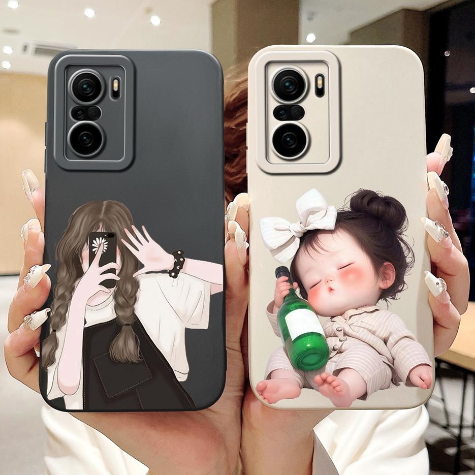 For Xiaomi Poco F3 Case Luxury Candy Painted Cover Shockproof Soft TPU Phone Case For Xiaomi Poco F3 GT PocoF3 Back Cover Bumper