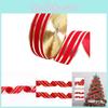 Premium Quality 10 Meter Red Velvet Holiday Decorative Ribbon For Christmas Cheer
