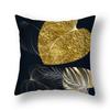 Ginkgo Leaves Pillows Case Home Decorative Cushion Cover Golden Polyester Print Pillowcase Car Sofa Pillow Case Home Decor 45*45