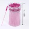 Lash Brushes Spoolie with Container Case Wholesale 50Pcs Bottle Disposable Eyelash Extension Mascara Brushes
