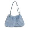 Plush Faux Fur Tote Bag For Daily Use With Soft Texture And Stylish Design